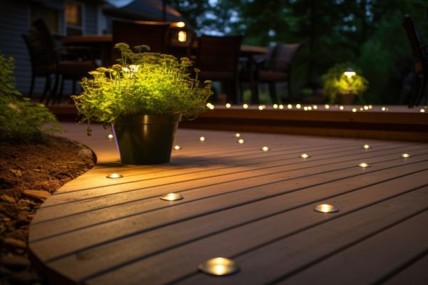 Ground Level Deck Construction in Glen Allen